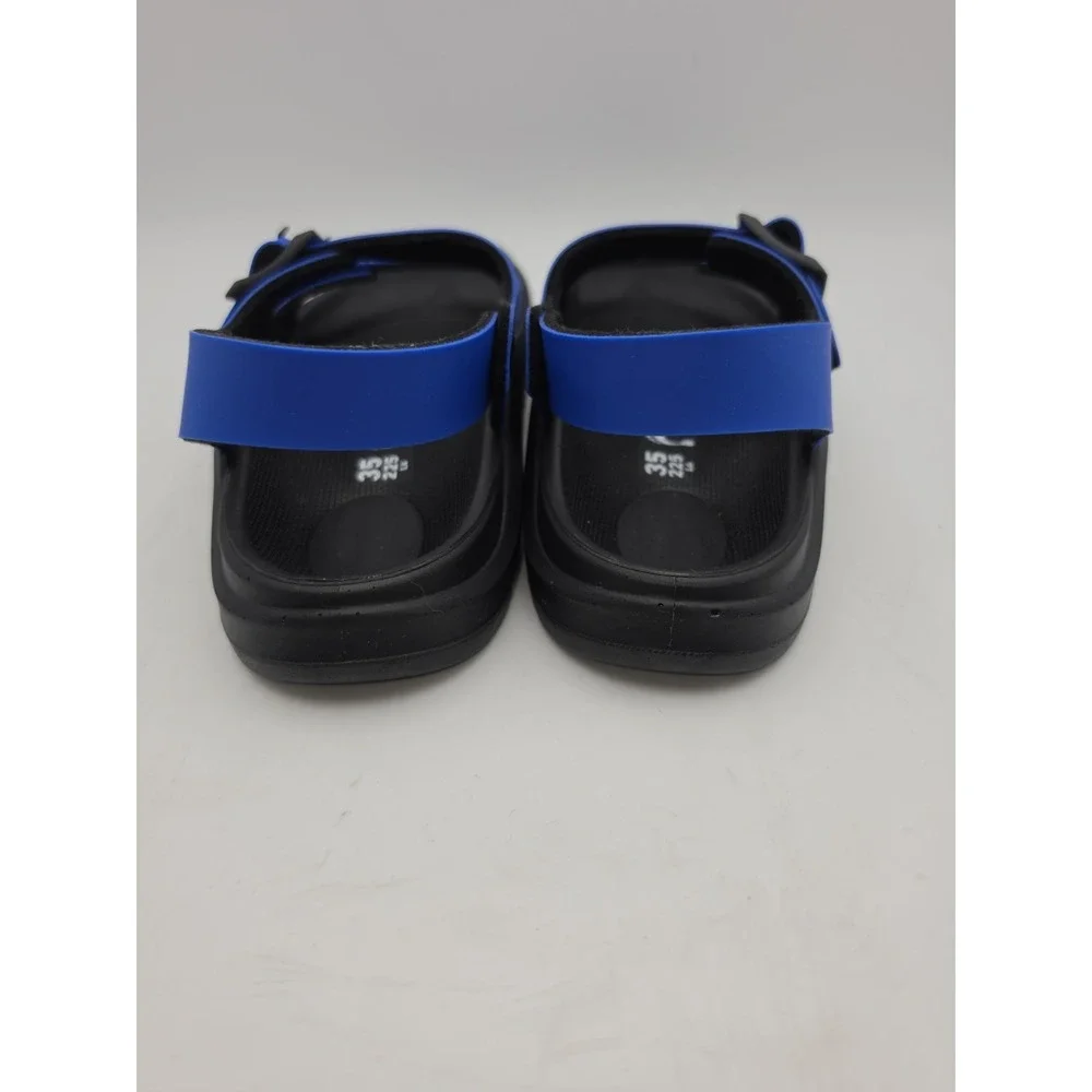Birkenstock Mogami Kids Sandals — Ultrablue & Black Size Size 35
